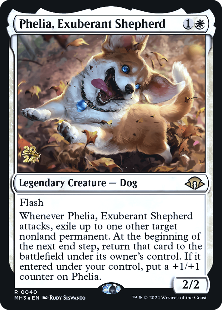 Phelia, Exuberant Shepherd (PRE-40S) - Modern Horizons 3 Promos Foil