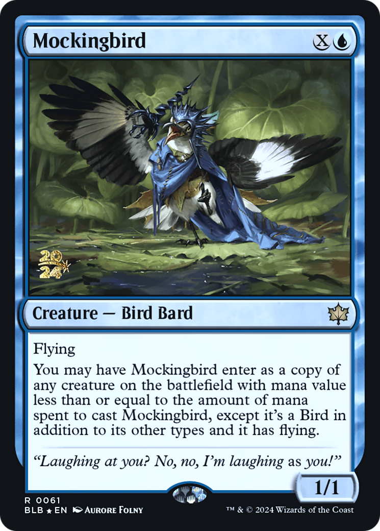 Mockingbird (PRE-61S) - Bloomburrow Promos Foil