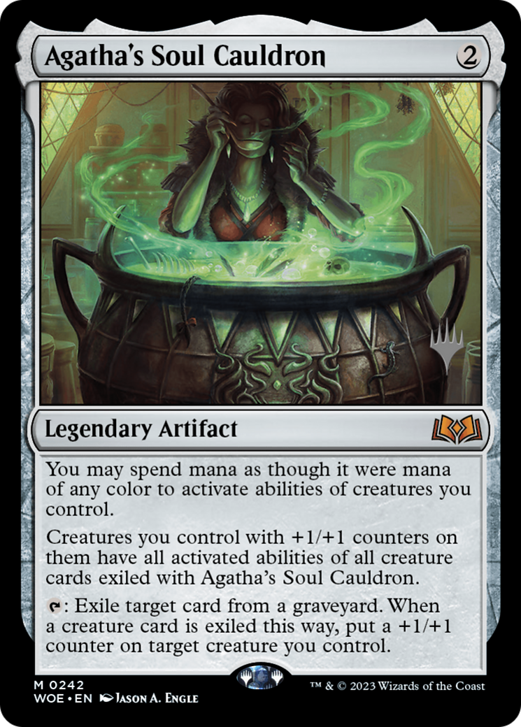 Agatha's Soul Cauldron (PPWOE-242P) - Wilds of Eldraine Promos