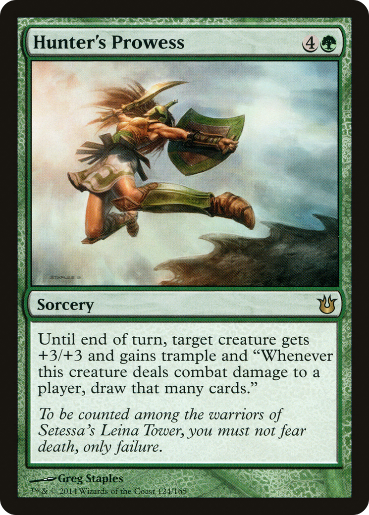 Hunter's Prowess (BNG-124) - Born of the Gods Foil