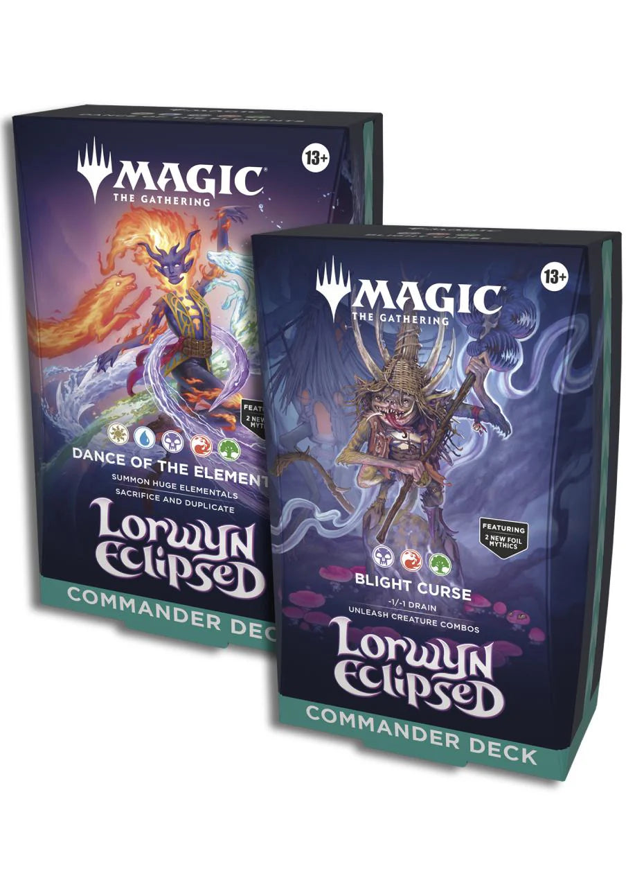 PRE ORDER- MTG LORWYN ECLIPSED COMMANDER DECK SET OF 2
