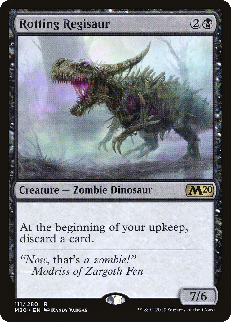 Rotting Regisaur (M20-111) - Core Set 2020