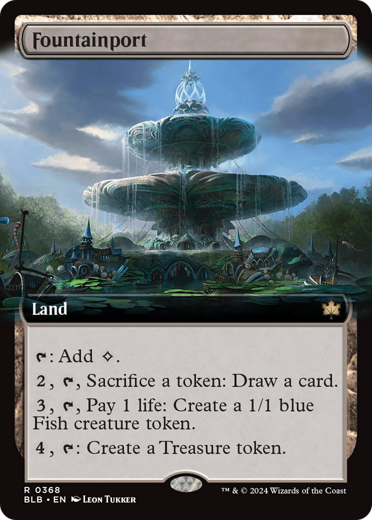 Fountainport (BLB-368) - Bloomburrow: (Extended Art) Foil