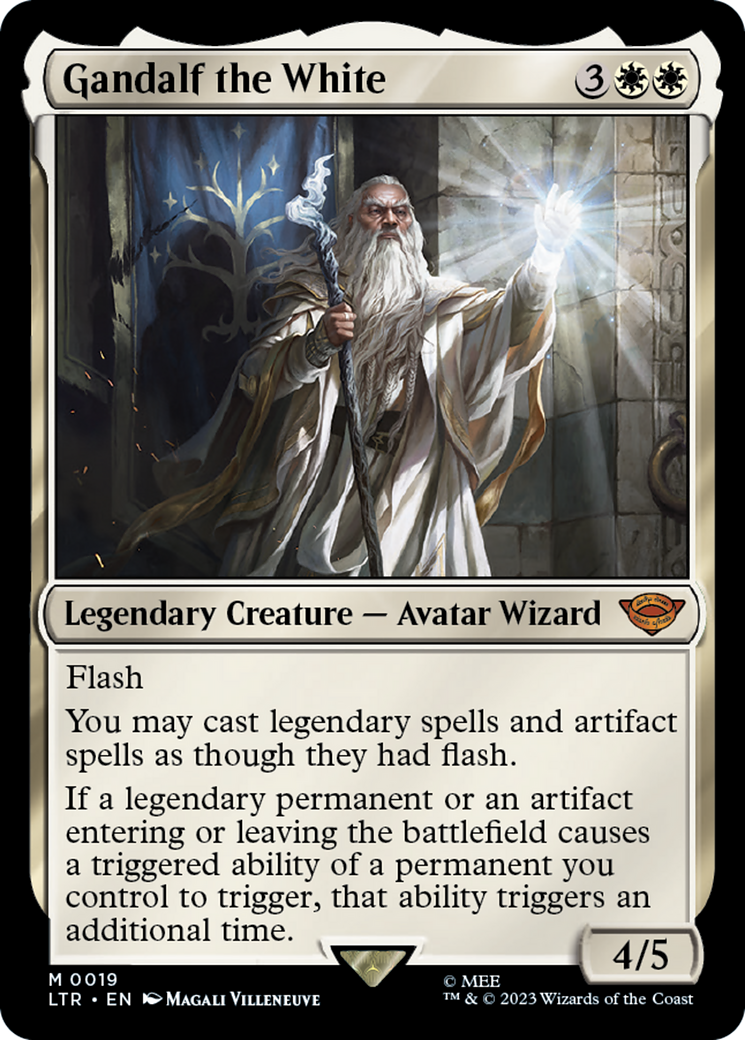 Gandalf the White (LTR-019) - The Lord of the Rings: Tales of Middle-earth Foil