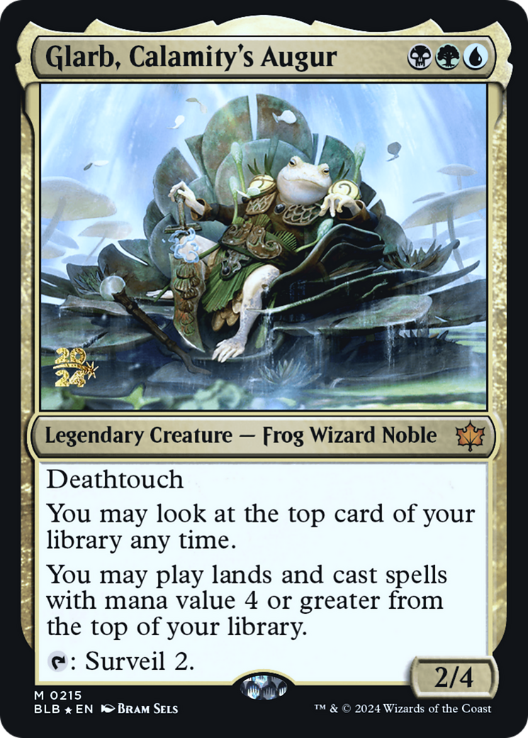 Glarb, Calamity's Augur (PRE-215S) - Bloomburrow Promos Foil