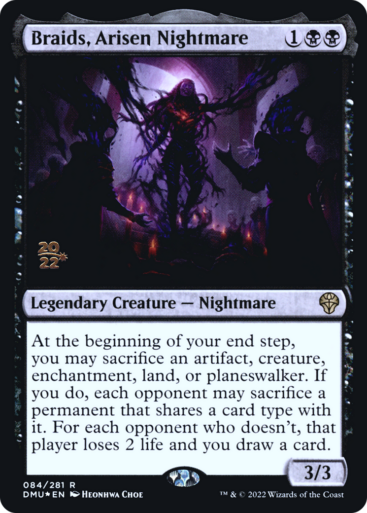 Braids, Arisen Nightmare (PRE-84S) - Dominaria United Promos Foil
