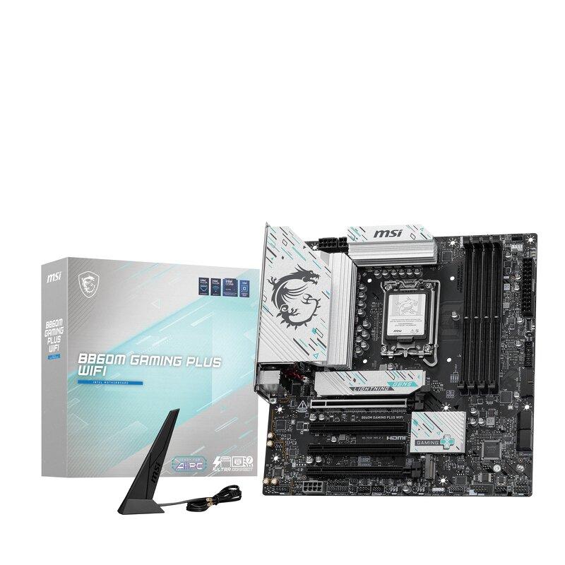 MSI B860M GAMING PLUS WIFI B860 LGA1851 Max256GB DDR5 mATX