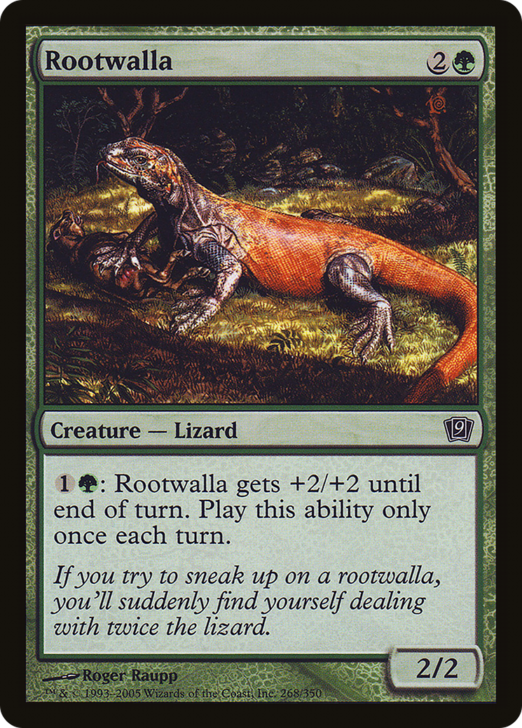 Rootwalla (9ED-268★) - Ninth Edition Foil