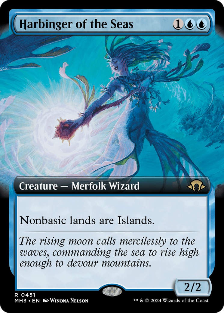 Harbinger of the Seas (MH3-451) - Modern Horizons 3: (Extended Art)