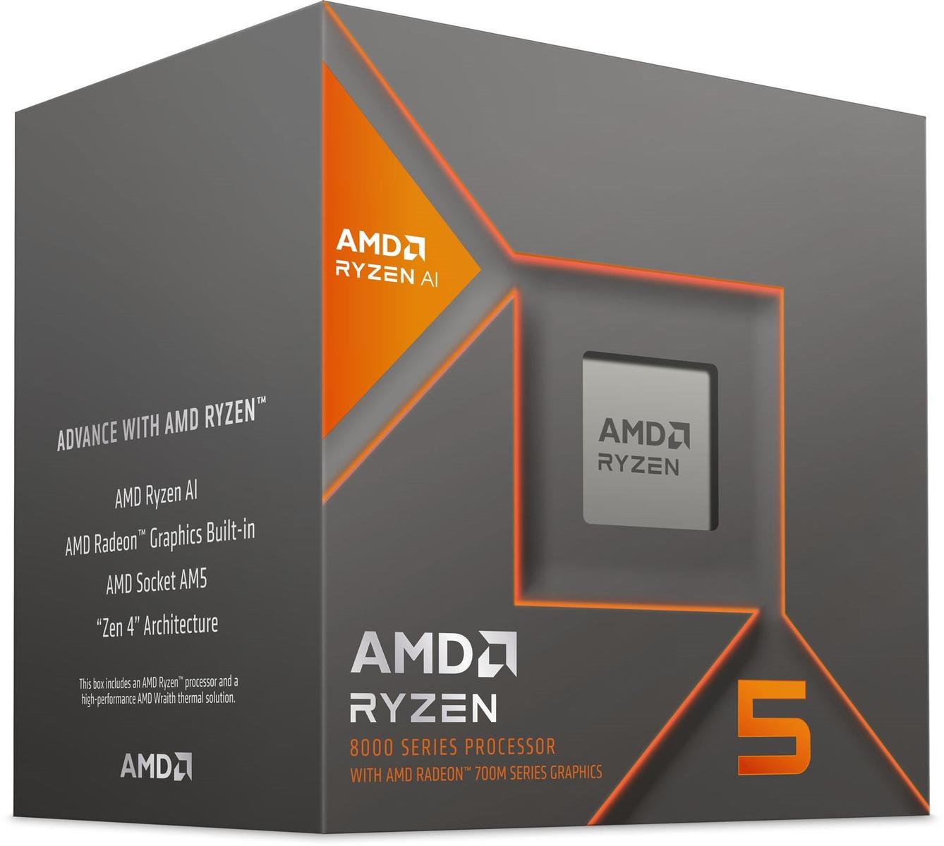 AMD CPU 100-100001237BOX Ryzen 5 8600G 6C 12T 4.3GHz 65W