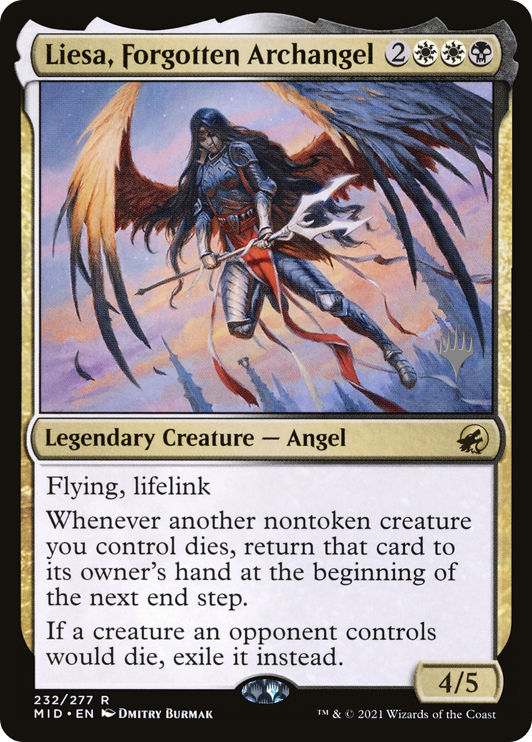 Liesa, Forgotten Archangel (PPMID-232P) - Innistrad: Midnight Hunt Promos