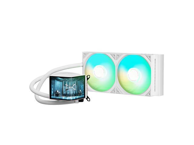TRYX Fan L-P240A-AS2M-G0W PANORAMA 240 AIO Liquid Cooler ARGB White