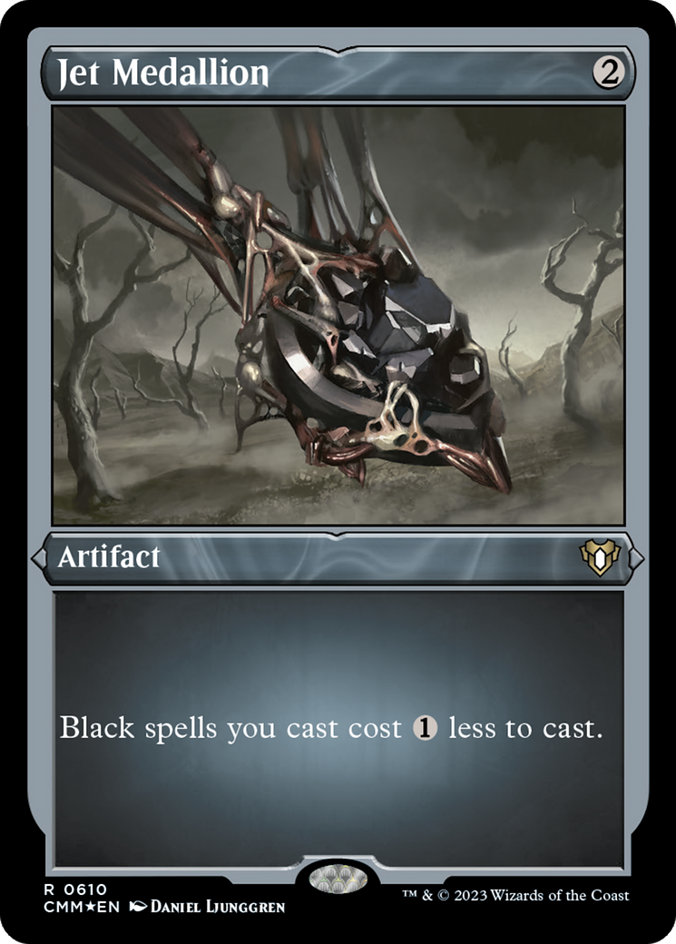 Jet Medallion (CMM-610) - Commander Masters Etched Foil