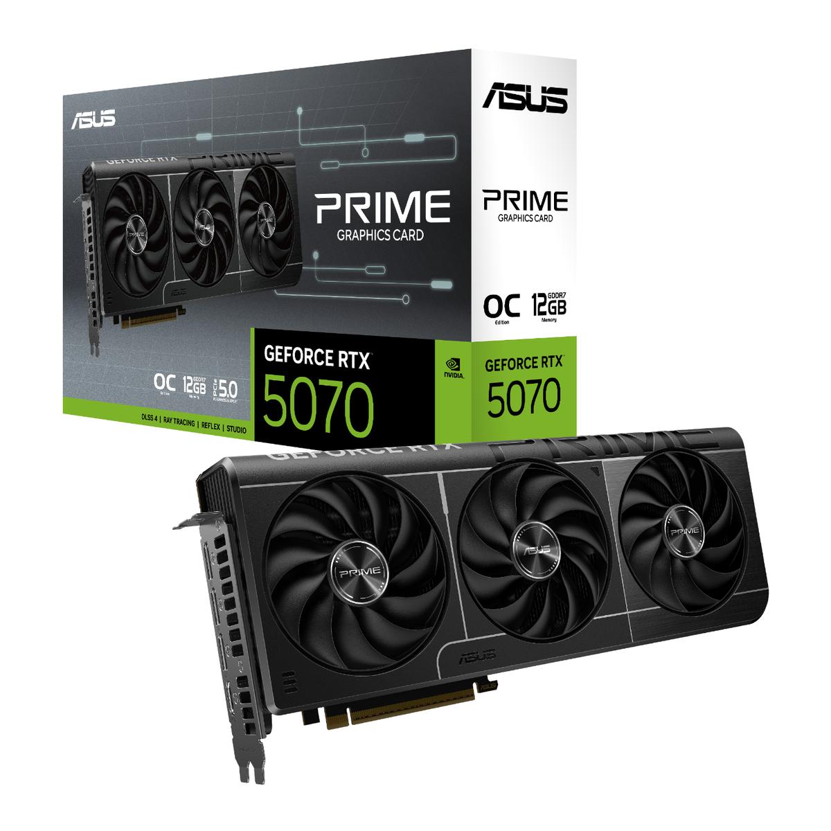 ASUS VCX PRIME-RTX5070-O12G GeForce RTX 5070 12G GDDR7 192bit PCIE