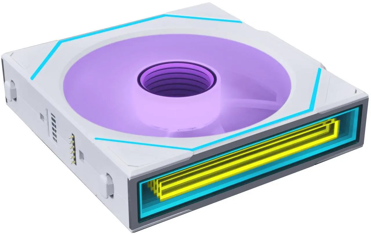 Lian-Li Fan 12SLIN1W1W Fluid Dynamic Bearing Fan without FanController White