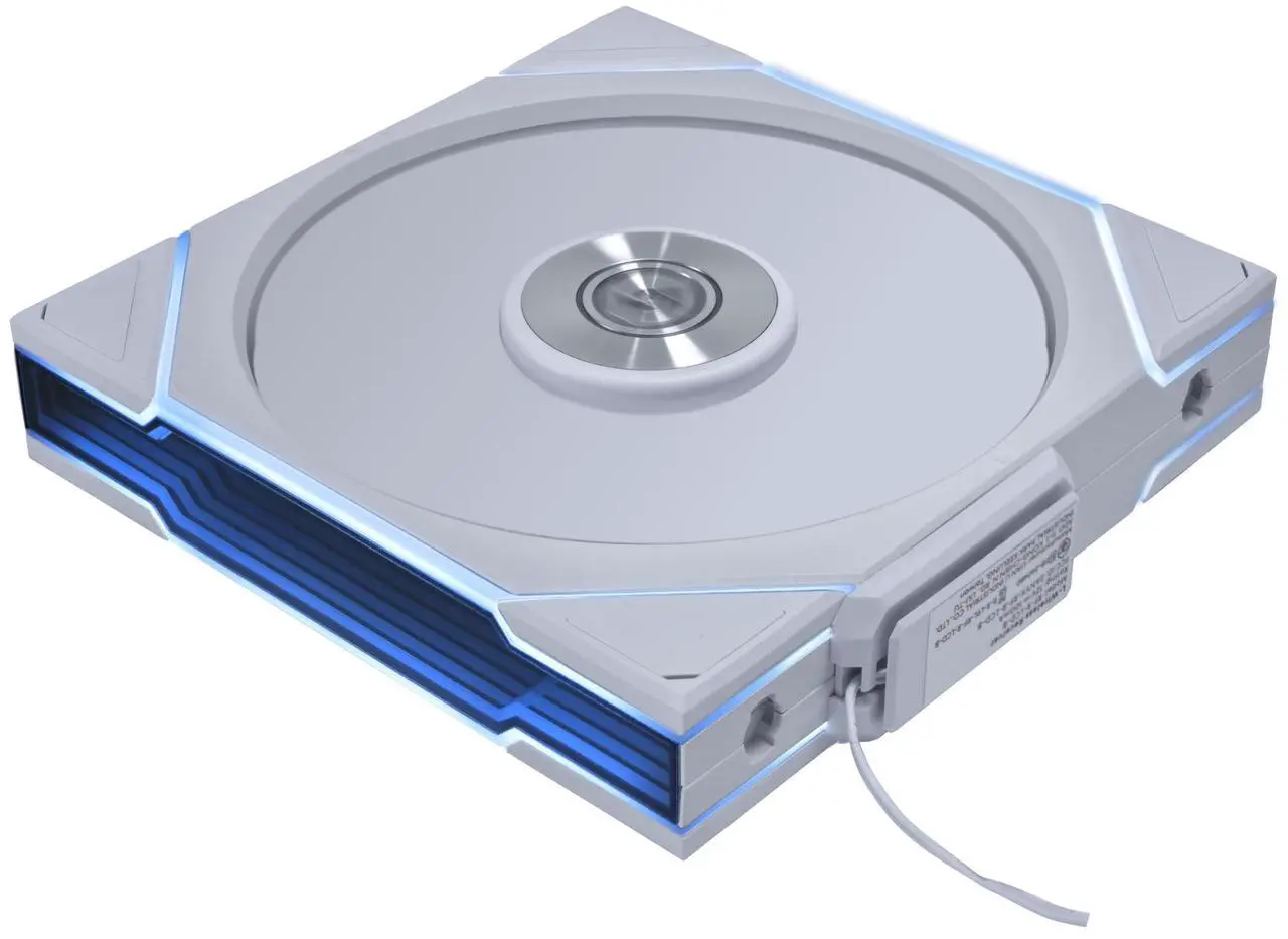 Lian-Li Fan 14RTL1W1W Fluid Dynamic Bearing Without Fan Controller (Reverse Blade) White