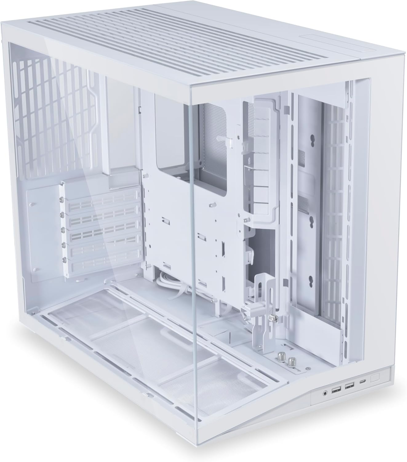 Lian-Li CS O11DMIV2W Mini Tower White 2x2.5SSD or 2x3.5HDD ATX MATX m-ITX