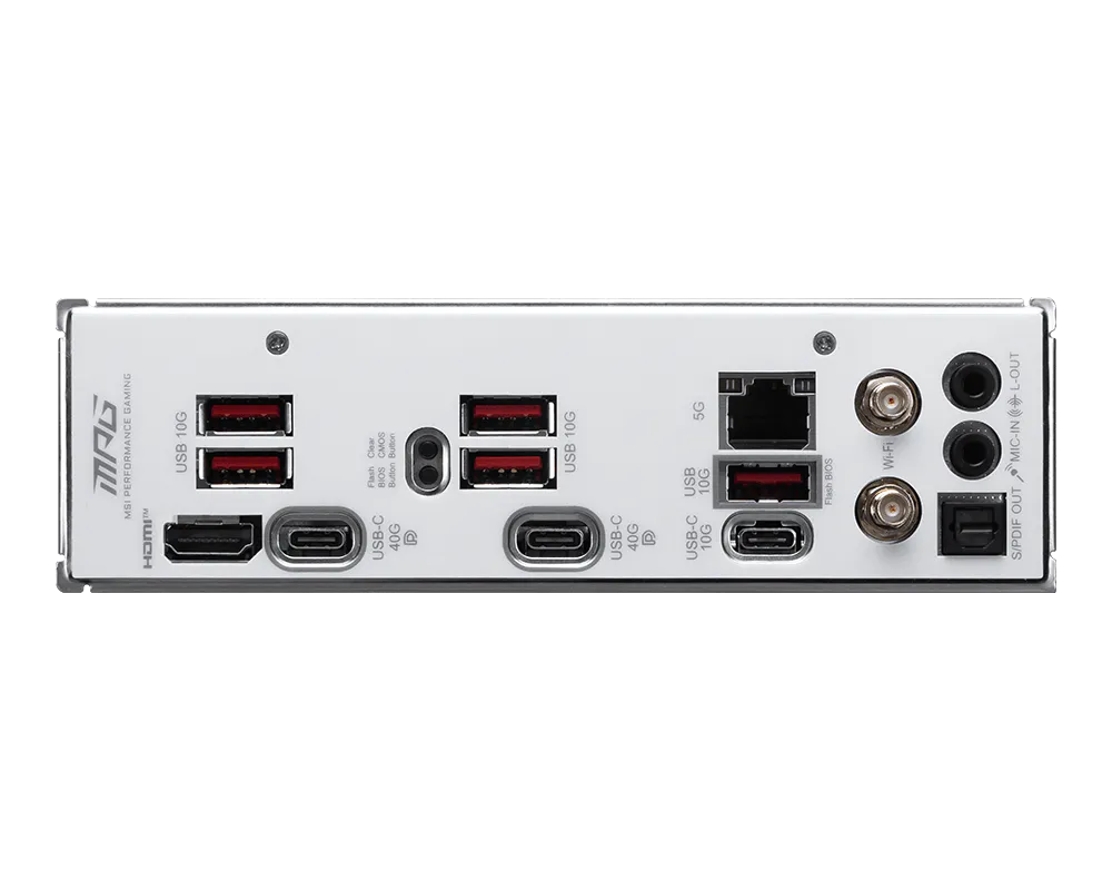 MSI MB MPG X870I EDGE TI EVO WIFI X870 AM5 Max128GB DDR5 Mini-ITX