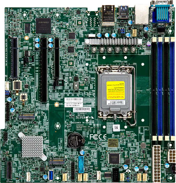 Supermicro MBD-X13SCH-F-O C266 LGA1700 Max128GB DDR5 MicroATX