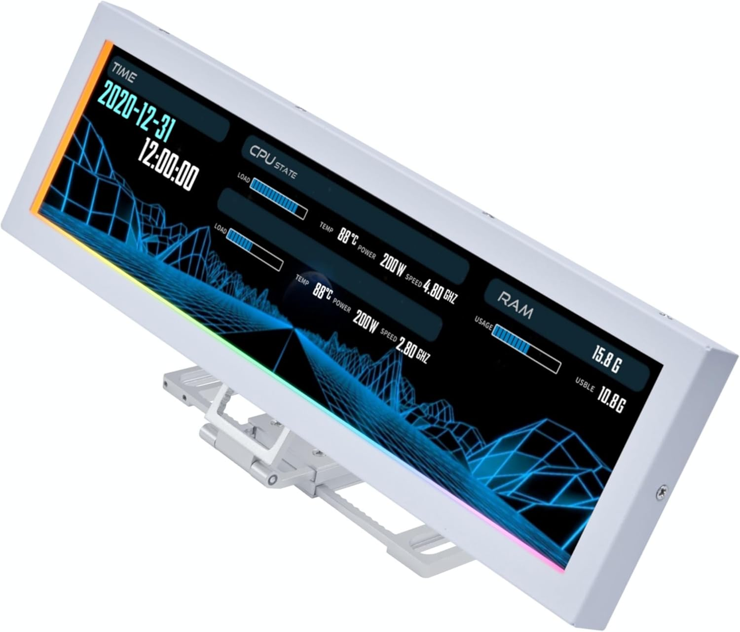 Lian-Li\SM088.X 8.8 Universal Screen IPS LCD 1920x480 White