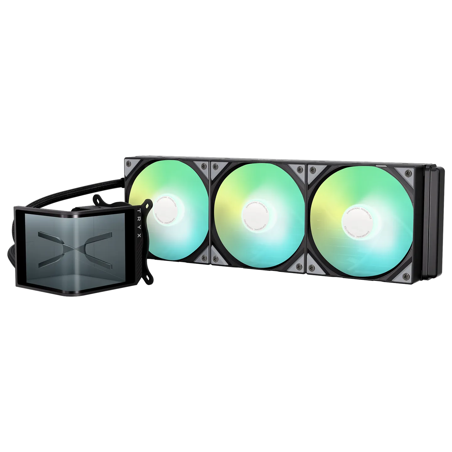 TRYX L-P360L-DM0M-SSK PANORAMA SE 360 w o fan SI Edition AIO Cooler Black