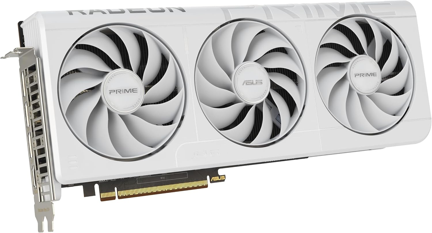 ASUS PRIME-RX9070XT-O16G-WHITE Radeon RX 9070 XT White OC 16GB GDDR6
