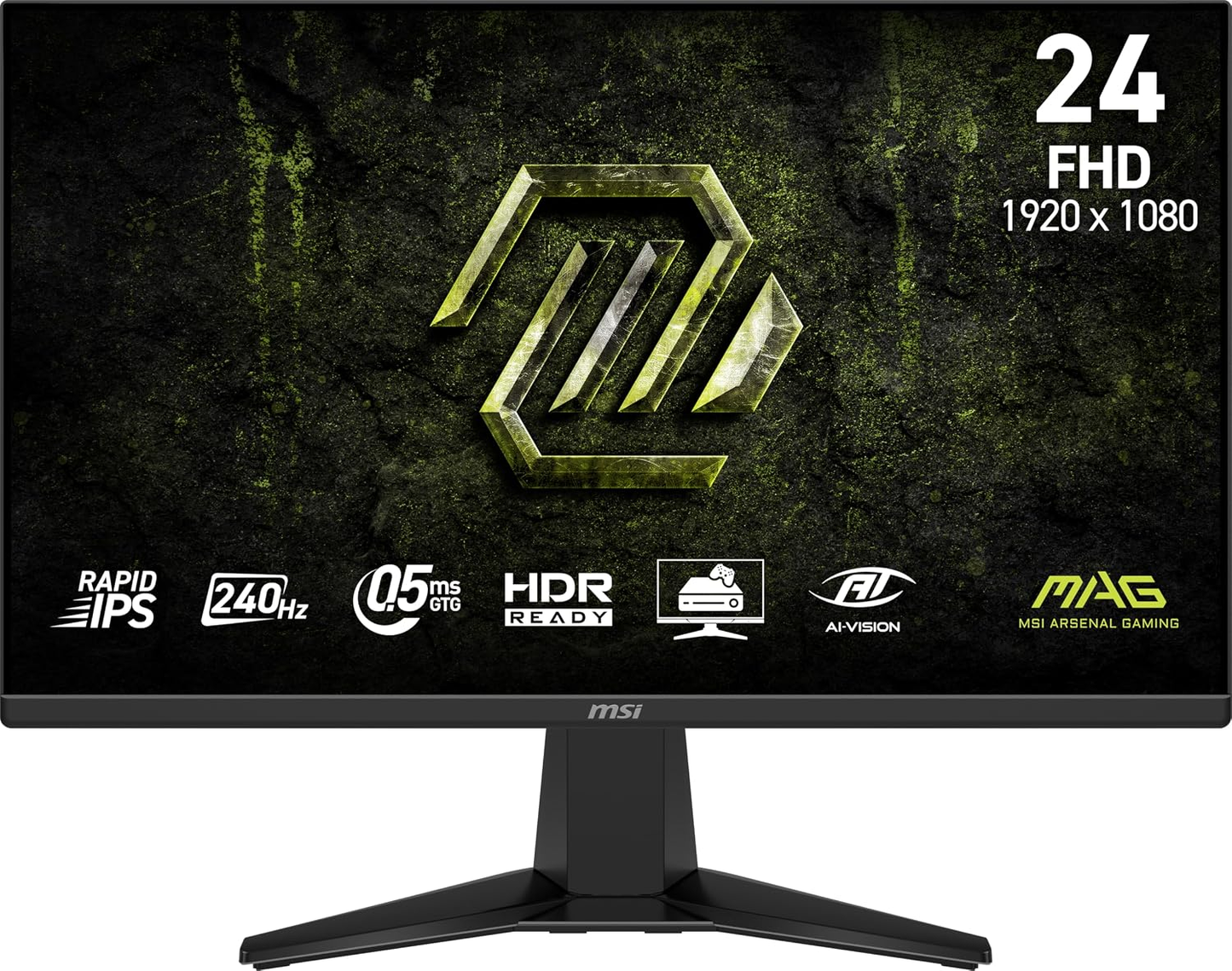 MSI MAG 245F X24 23.8 Rapid IPS FHD 1920x1080 16:9 0.5ms 240Hz HDMI DP