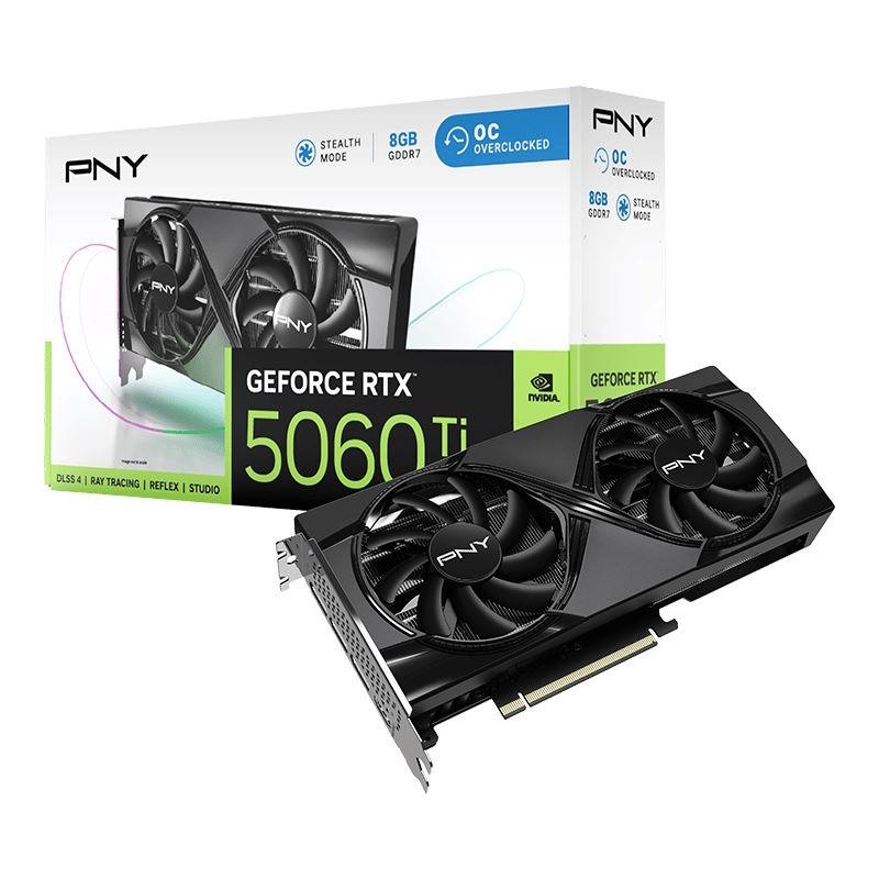 PNY VCG5060T8DFXPB1-O GeForce RTX 5060 OC Ti 8GB GDDR7 128bit