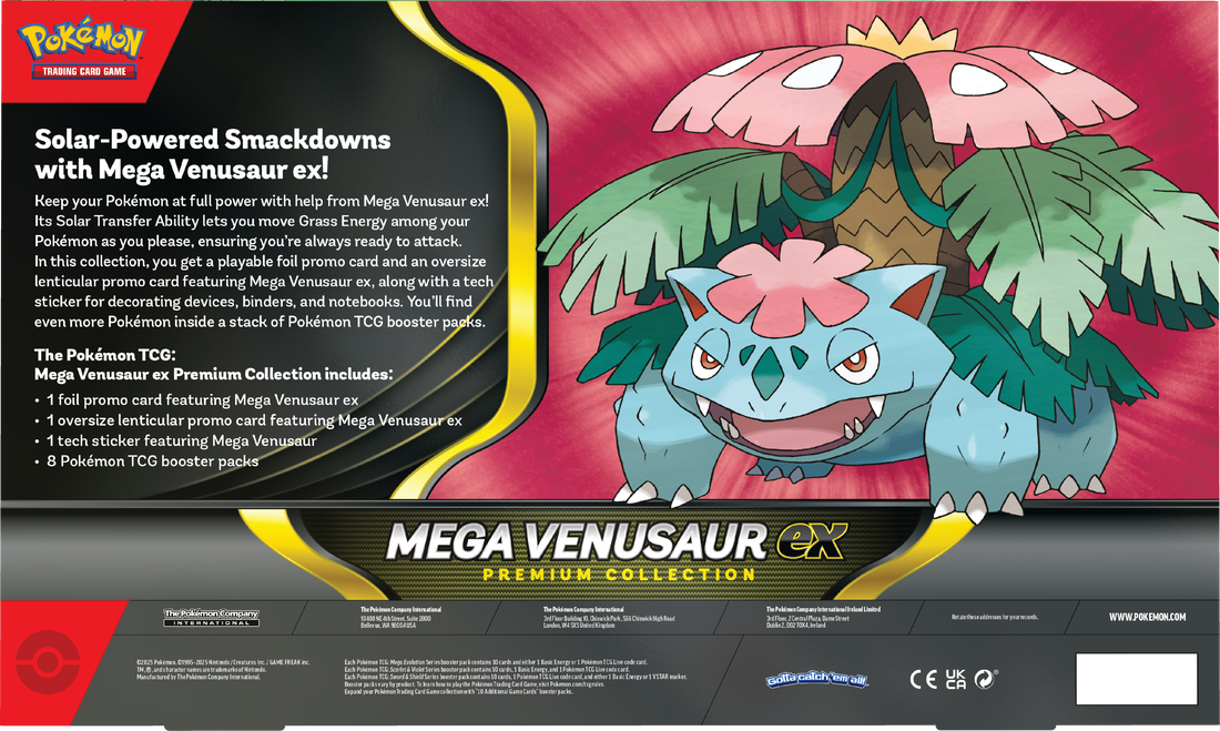 POKEMON MEGA VENUSAUR EX PREMIUM COLLECTION
