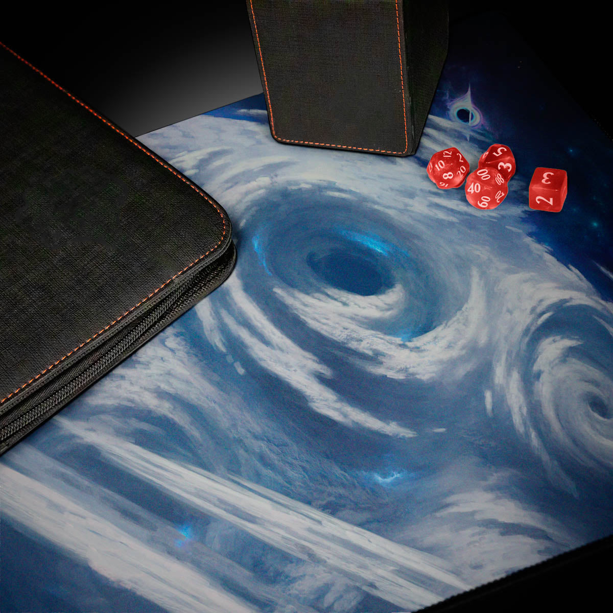 UP PLAYMAT MTG EDGE OF ETERNITIES MYTHIC LAND BLUE