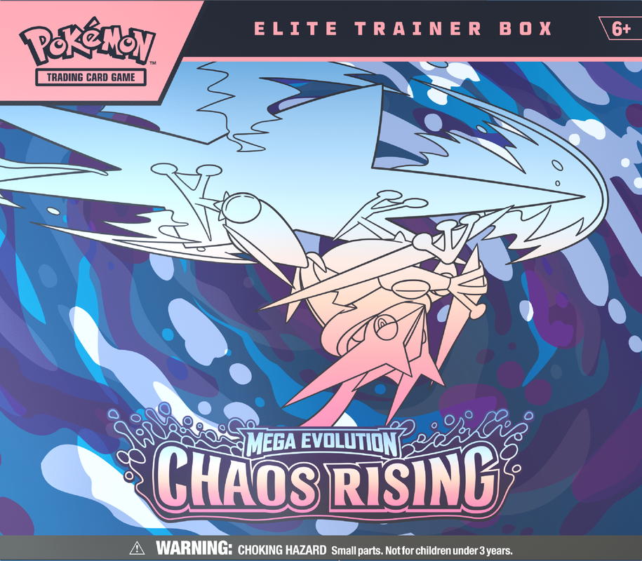 PRE ORDER- POKEMON ME04 CHAOS RISING ELITE TRAINER BOX