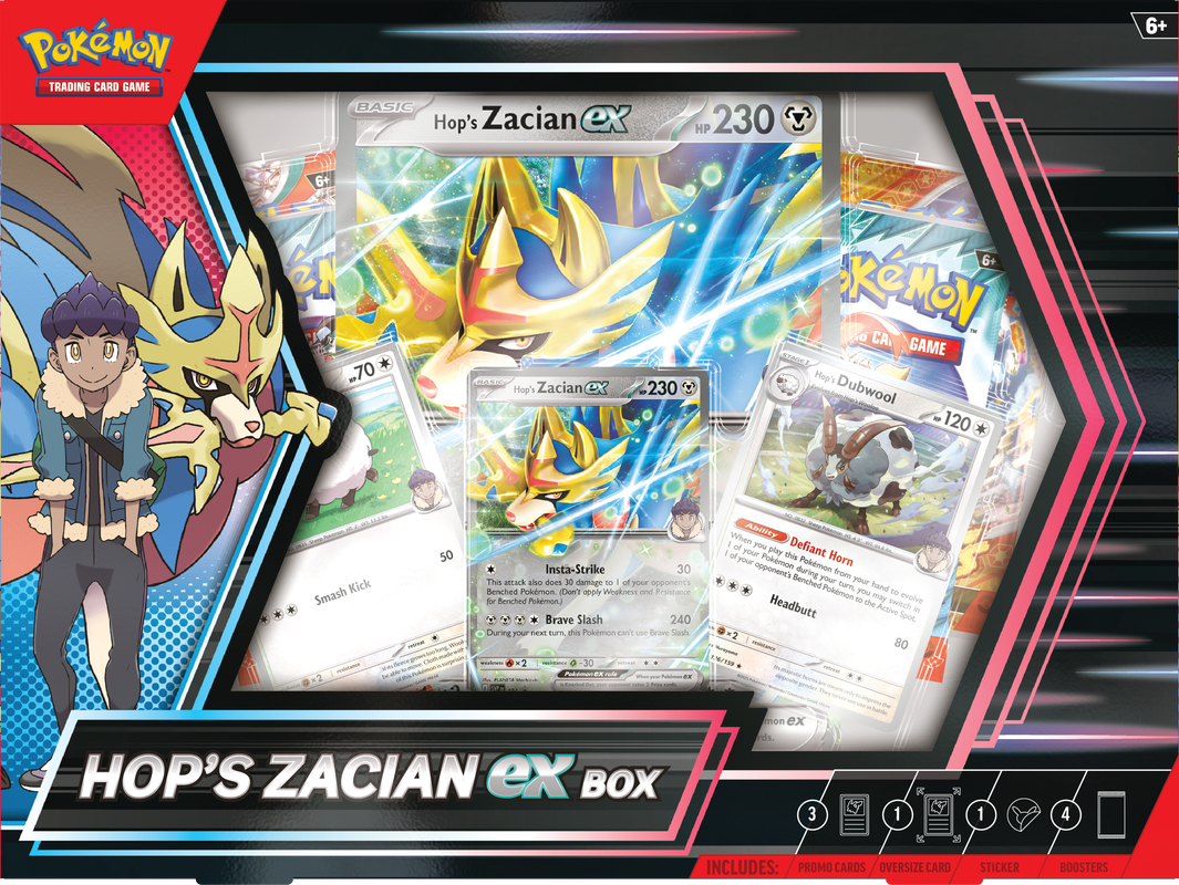 POKEMON HOP’S ZACIAN EX BOX