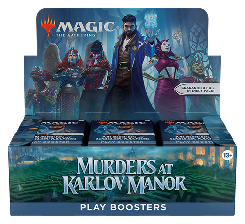 MURDERS AT KARLOV MANOR PLAY BOOSTER DISPLAY