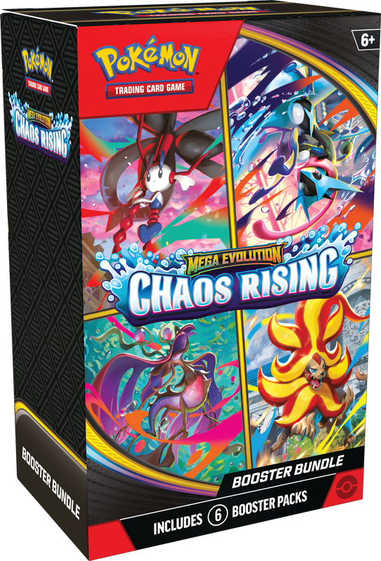 PRE ORDER- POKEMON ME04 CHAOS RISING BOOSTER BUNDLE