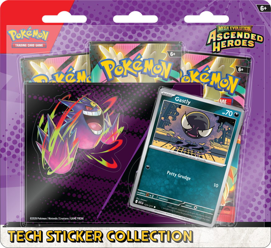 POKEMON ASCENDED HEROES TECH STICKER COLLECTION