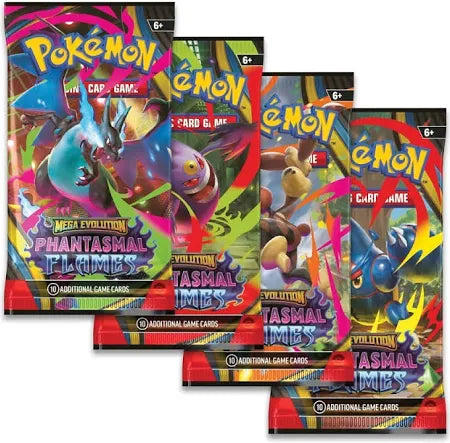 POKEMON ME02 PHANTASMAL FLAMES BOOSTER PACK VI PC Builder & Games POKEMON ME02 PHANTASMAL FLAMES BOOSTER PACK VI PC Builder & Games