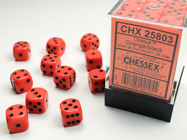 Chessex 36D6 12MM Dice Block