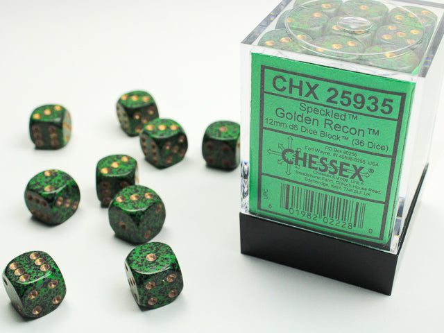 Chessex 36D6 12MM Dice Block