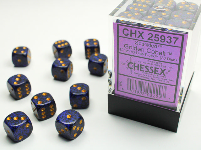Chessex 36D6 12MM Dice Block
