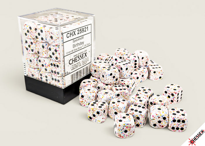 Chessex 36D6 12MM Dice Block