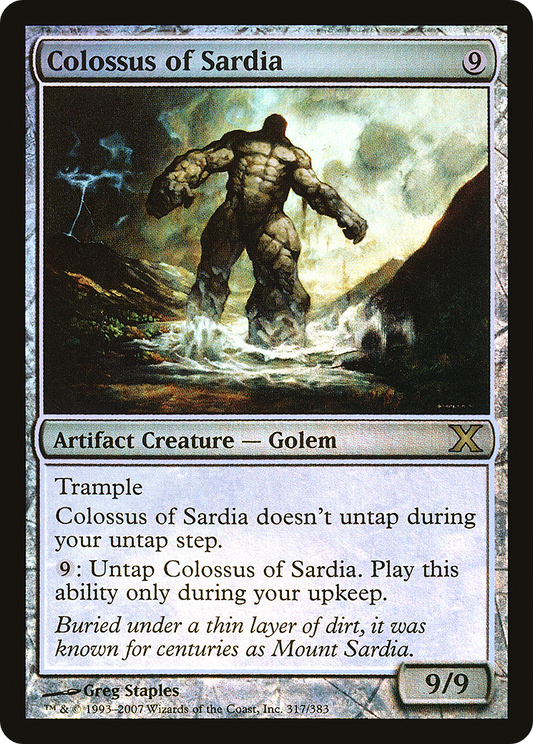 Colossus of Sardia (10E-317★) - Tenth Edition Foil