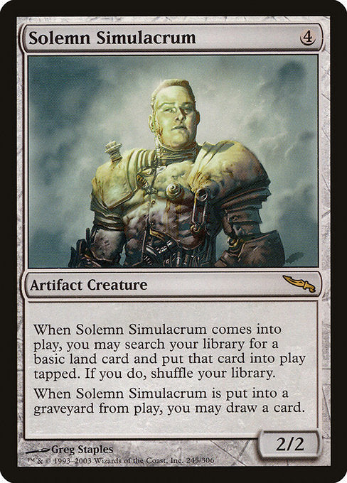 Solemn Simulacrum [MRD - 245]