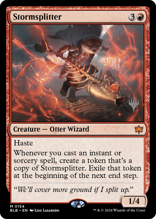 Stormsplitter (PPBLB-154P) - Bloomburrow Promos Foil