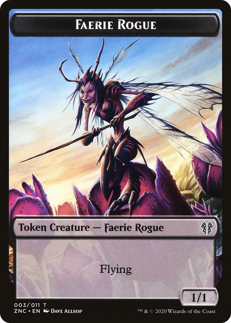 Faerie Rogue (TZNC-003) - Zendikar Rising Commander Tokens