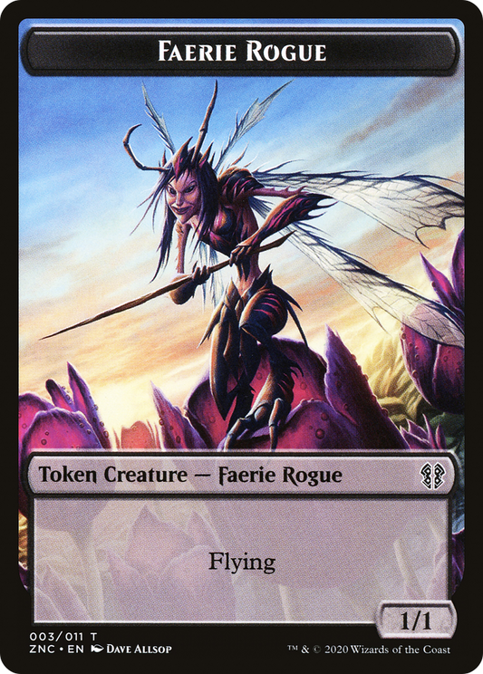 Faerie Rogue (TZNC-003) - Zendikar Rising Commander Tokens