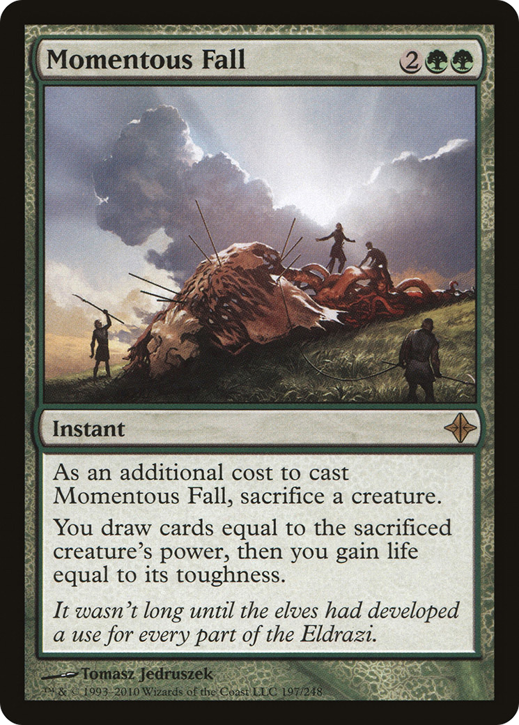 Momentous Fall (ROE-197) - Rise of the Eldrazi Foil