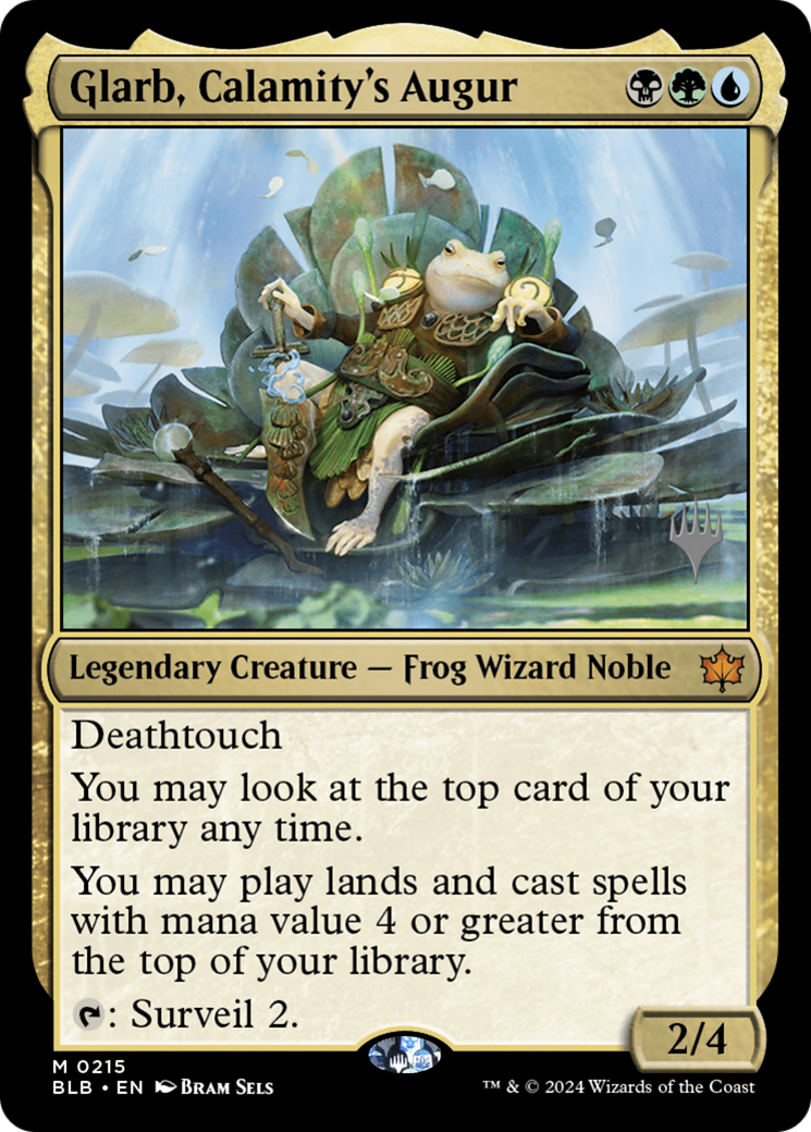 Glarb, Calamity's Augur (PPBLB-215P) - Bloomburrow Promos Foil