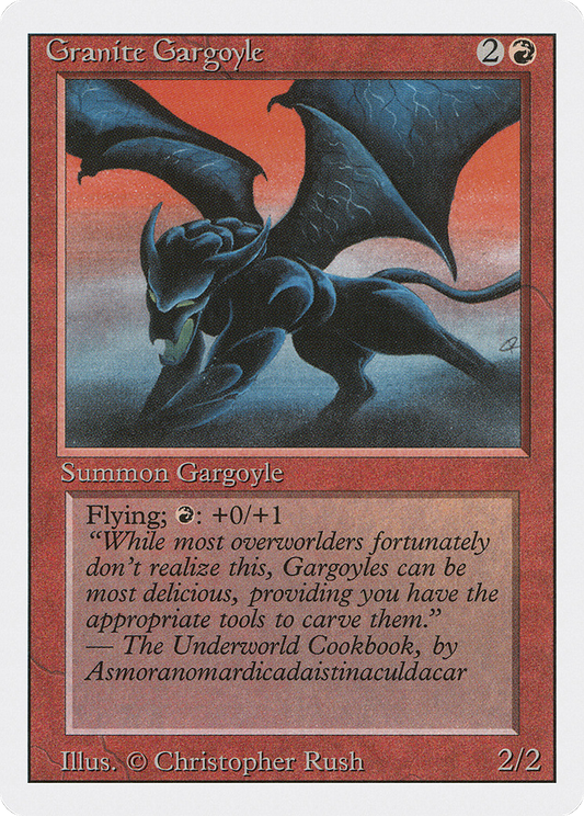 Granite Gargoyle (3ED-156) - Revised Edition
