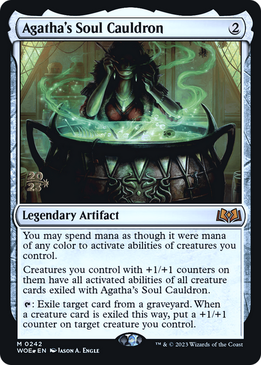 Agatha's Soul Cauldron (PRE-242S) - Wilds of Eldraine Promos Foil