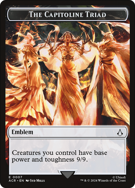 The Capitoline Triad Emblem (TACR-007) - Assassin's Creed Tokens